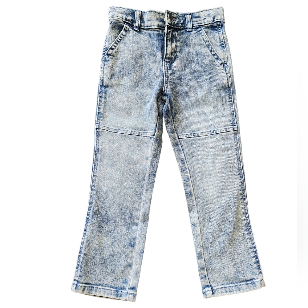 Wonder‎ Nation Litle Girls Toddlers Distressed Jeans Straight Leg Pants Denim